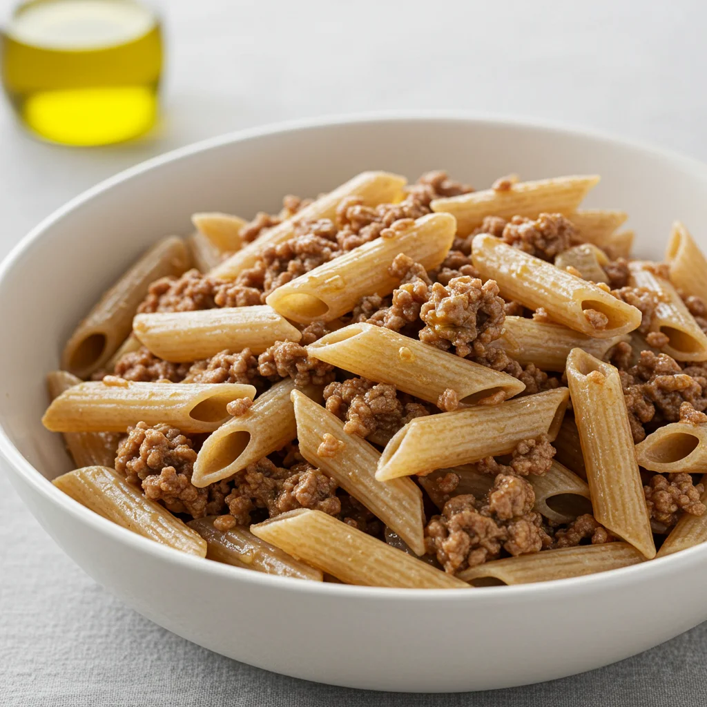 Integralna testenina sa fit mlevenim mesom