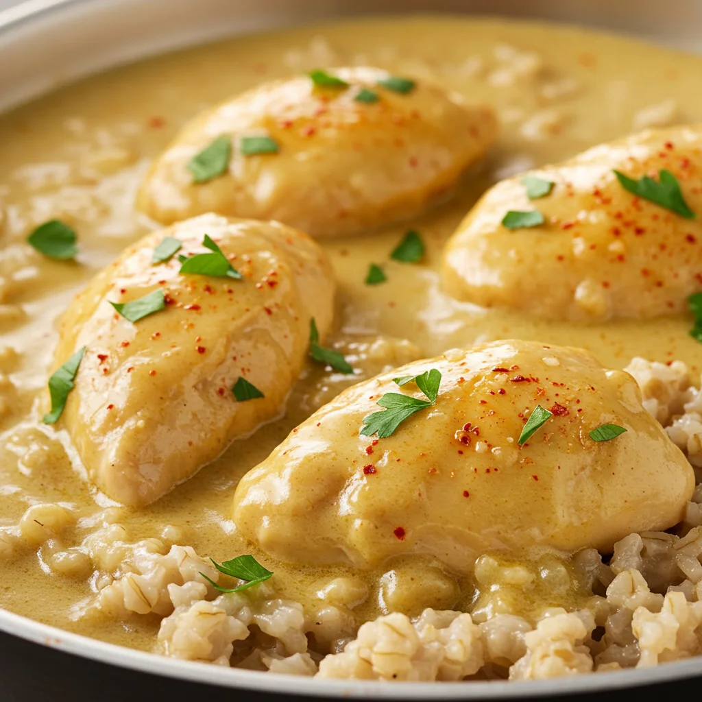 Kremasta piletina sa ovsenim pahuljicama